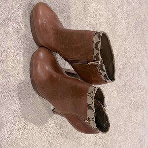 Coach ankle boots